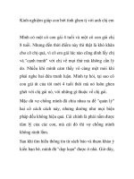 Kinh nghiệm giúp con bớt tính ghen tị với anh chị em docx