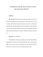 TẠO HÌNH THAY THẾ NIỆU ĐẠO SAU BẰNG VẠT NIÊM MẠC BAO QUI ĐẦU HÌNH ĐẢO TÓM pptx