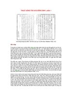 THUẬT UỐNG TRÀ VÀ DƯỠNG SINH - phần 1 potx