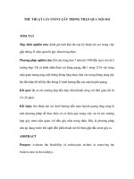 THỦ THUẬT LẤY STENT GÃY TRONG THẬN QUA NỘI SOI doc