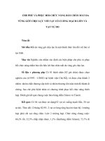 CHE PHỦ VÀ PHỤC HỒI CHỨC NĂNG BÀN CHÂN MẤT DA VÙNG GÓT CHỊU LỰC VỚI VẠT CÓ CUỐNG MẠCH LIỀN VÀ VẠT TỰ DO pot