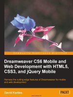 dreamweaver cs6 mobile and web development with html5, css3, and jquery mobile