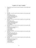 NGHIÊN CỨU THỰC NGHIỆM pptx