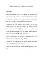 KỸ NĂNG LÂM SÀNG VÀ KỸ NĂNG THỰC HÀNH ppt