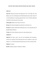 SỎI TIẾT NIỆU TRONG ĐƯỜNG DÒ NIỆU ĐẠO TRỰC TRÀNG pptx