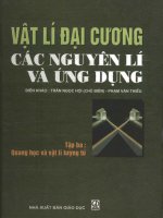 Vật lí đại cương các nguyên lí và ứng dụng - Quang học và vật lí lượng tử part 1 potx