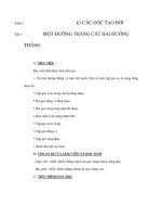 giáo án toán học: hình học 7 tiết 5+6 pot