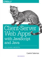 client server web apps with javascript and java