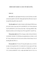 STRESS NGHỀ NGHIỆP CỦA NHÂN VIÊN ĐIỀU DƯỠNG pot