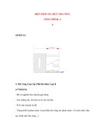 BIỆN PHÁP TỔ CHỨC THI CÔNG CÔNG TRÌNH: A 6 potx