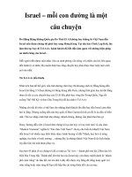 Israel – mỗi con đường là một câu chuyện docx