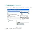 Hướng dẫn cài đặt VMWare 6.5 ppsx