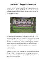 Cát Tiên – Tiếng gọi nơi hoang dã pdf