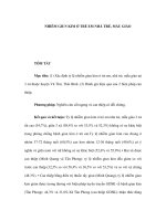 NHIỄM GIUN KIM Ở TRẺ EM NHÀ TRẺ, MẪU GIÁO ppt