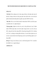 THỂ TÍCH PHỔI Ở BỆNH NHÂN BỆNH PHỔI TẮC NGHẼN MẠN TÍNH pot