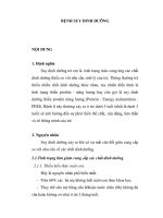 Quá trình hình thành bệnh suy dinh dưỡng part1 pdf