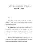 KIẾN THỨC VÀ THỰC HÀNH VỀ VỆ SINH AN TOÀN THỰC PHẨM pdf