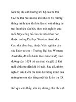 Sữa mẹ chỉ ảnh hưởng tới IQ của bé trai ppt