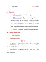 Giáo Án Toán Học :đại số 6 Tiết 10+11 ppt