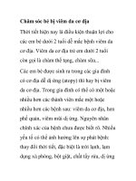 Chăm sóc bé bị viêm da cơ địa docx