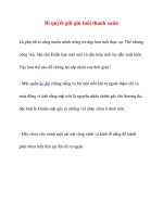 Bí quyết giữ gìn tuổi thanh xuân ppsx