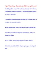 Nghệ Thuật Sống : Hạnh phúc gia đình là tương lai con cái doc