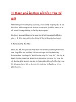 10 thành phố ẩm thực nổi tiếng trên thế giới doc