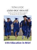 TÓM LƯỢC GIÁO DỤC HOA KỲ - Ấn phẩm của Chương trình Thông tin Quốc tế doc