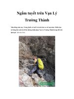 Ngắm tuyết trên Vạn Lý Trường Thành pdf