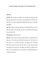 TẦM SOÁT THIẾU MEN G6PD VÀ SUY GIÁP BẨM SINH pot