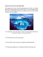 Nâng cao chỉ số cảm xúc bản thân (EQ) docx