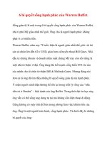 6 bí quyết sống hạnh phúc của Warren Buffet doc
