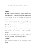 XÉT NGHIỆM ELISA PHÁT HIỆN KHÁNG NGUYÊN NS1 pot