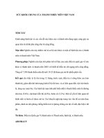 SỨC KHỎE CHUNG CỦA THANH THIẾU NIÊN VIỆT NAM pdf