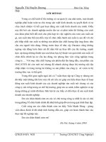 Chuyên đề tốt nghiệp:Chiến lươc phát triển cho các công ty may tại hà nội phần 1 potx