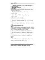 Chương 1: Hàm số và các vấn đề có liên quan pps