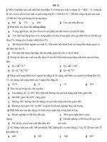 Đề thi trắc nghiệm môn Kinh tế vĩ mô - Đề số 13 pdf