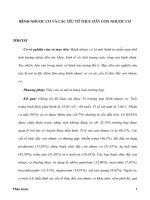 BỆNH NHƯỢC CƠ VÀ CÁC YẾU TỐ THÚC ĐẨY CƠN NHƯỢC CƠ pdf