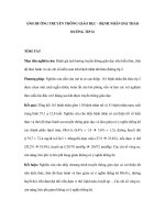 ẢNH HƯỞNG TRUYỀN THÔNG GIÁO DỤC - BỆNH NHÂN ĐÁI THÁO ĐƯỜNG TÍP II pot