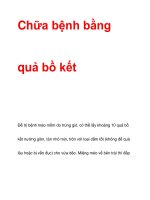 Chữa bệnh bằng quả bồ kết docx
