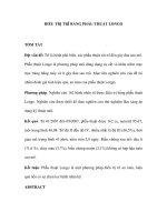 ĐIỀU TRỊ TRĨ BẰNG PHẪU THUẬT LONGO pot