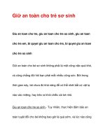 Giữ an toàn cho trẻ sơ sinh pdf