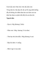 Cách nấu món Cháo tôm viên nấu nấm rơm potx