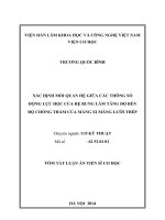 Xác định mối quan hệ giữa các thông số động lực học của hệ rung làm tăng độ bền, độ chống thấm của máng xi măng lưới thép (tóm tắt)