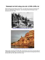 Varanasi nơi ánh sáng của các vị thần chiếu rọi pptx