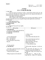 Bộ giáo án lớp 4 năm học 2010 - 2011 - tuần 7 potx