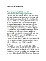 Phản ứng Ôxi hoá - Khử ppsx