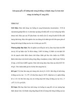 Liên quan giữa số lượng tinh trùng di động và thành công của bơm tinh trùng vào buồng tử cung ppt