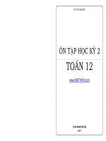 ôn tập học kì 2 tóan 12
