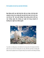 Kinh nghiệm du lịch bụi (phượt) tiết kiệm pps